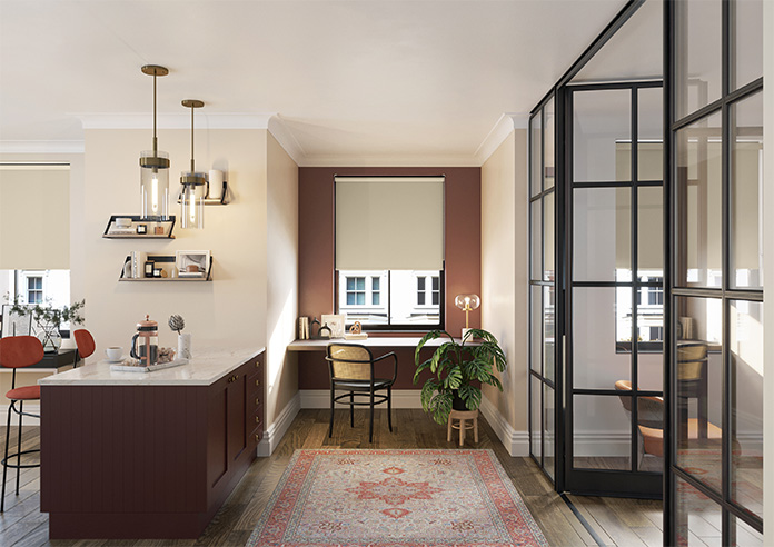 Florenza (Blackout), Manor Cream - Roller Blind - Image 8
